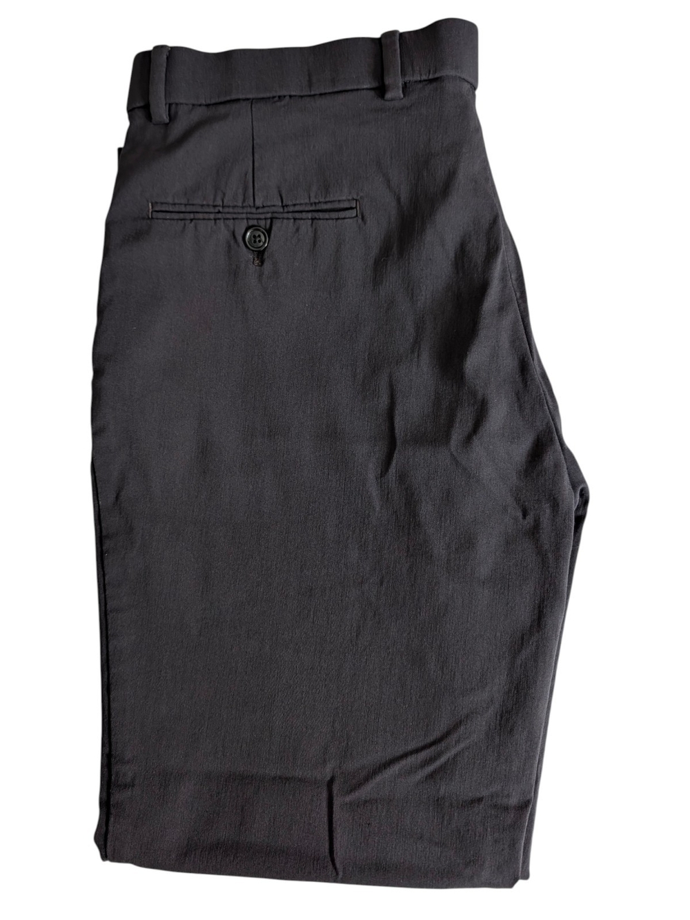 Ralph Lauren Black Flat-Front Men's Pants